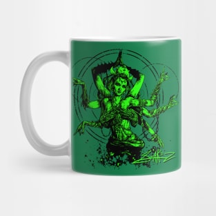 Kali Goddess Green Mug